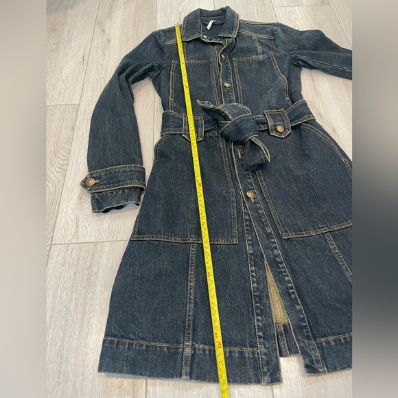 Free People Denim Trench Coat - Picture 14 of 16
